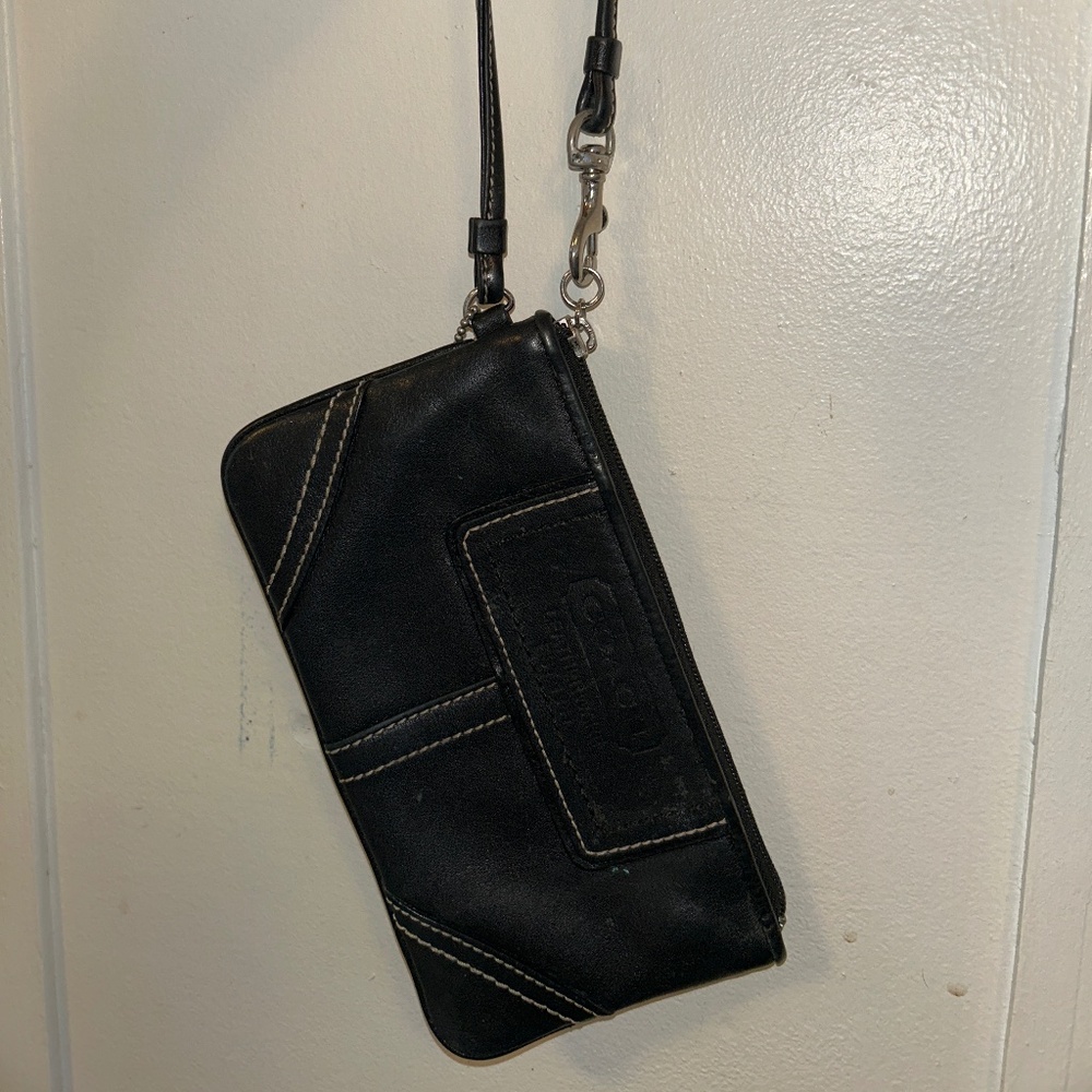 Vintage Coach wristlet